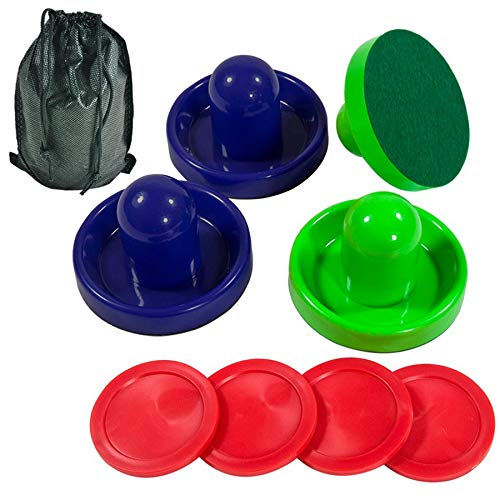 Lemon home Two Colored of Air Hockey Pushers and Red Air Hockey Pucks, Goal Handles Paddles Replacem - //coolthings.us