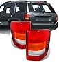 AKKON - For Jeep Grand Cherokee Red Amber Tail Lights Brake Lamps Driver Left + Passenger Right Replacement Pair