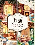  Cozy Space: An Enchanted House Interior Coloring Book For Adults and Kids: Featuring 50 Sketches of Comfy Corners With Relaxing Living Rooms, Cosy ... Gardens, Adorable Kitchen and Much More.