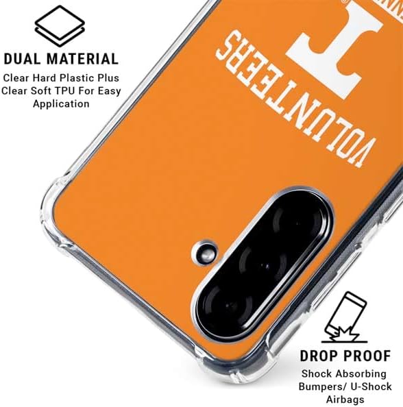 Skinit Clear Phone Case Compatible with Galaxy A36 5G - Officially Licensed University of Tennessee-Knoxville Volunteers Design