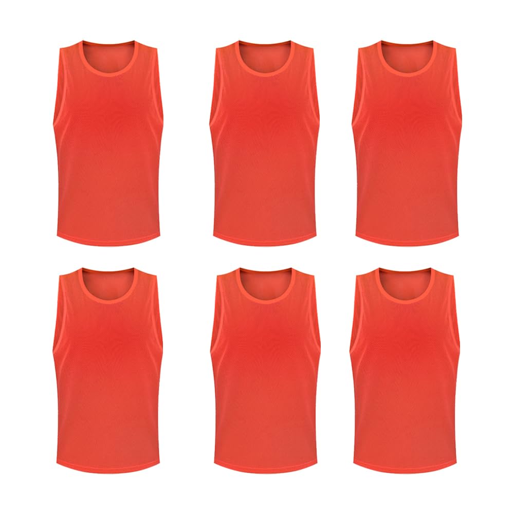 Pettorine per allenamento a squadre,Divise da allenamento per squadre di calcio e basket,gilet traspirante,Taglie multiple adatte per 115-180+,M-XL
