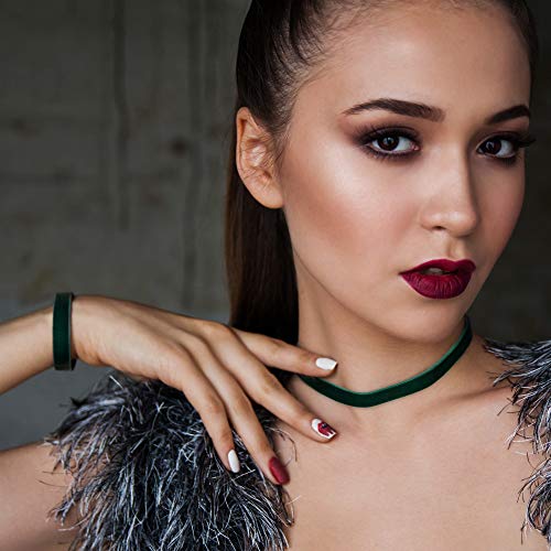 Humphrey's Craft 3/8 Inch Wide Green Crushed Velvet Ribbons Spool - 15 Yards Variety Of Color Perfect For Sewing, Gift Wrapping, Jewelry Making, Wedding Decorating, And All Crafting Projects. #TOP6