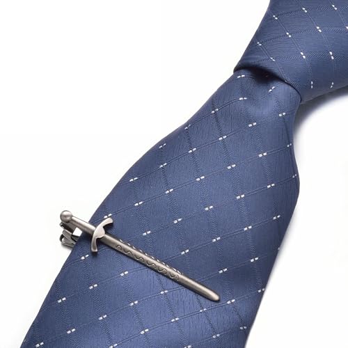 Image of Yoursfs Vintage Scottish Sword Tie Clips for Men Personalised Tie Clips Funny Sword Tie Bars Unique Cool Tie Pin for Men's Jewelry