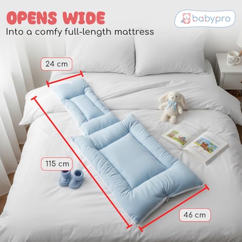 Image of BabyPro 3-in-1 Baby Sleeping Bag, Carry Nest & Mattress, Travel Baby Bed for Newborns (0 to 6 Months)