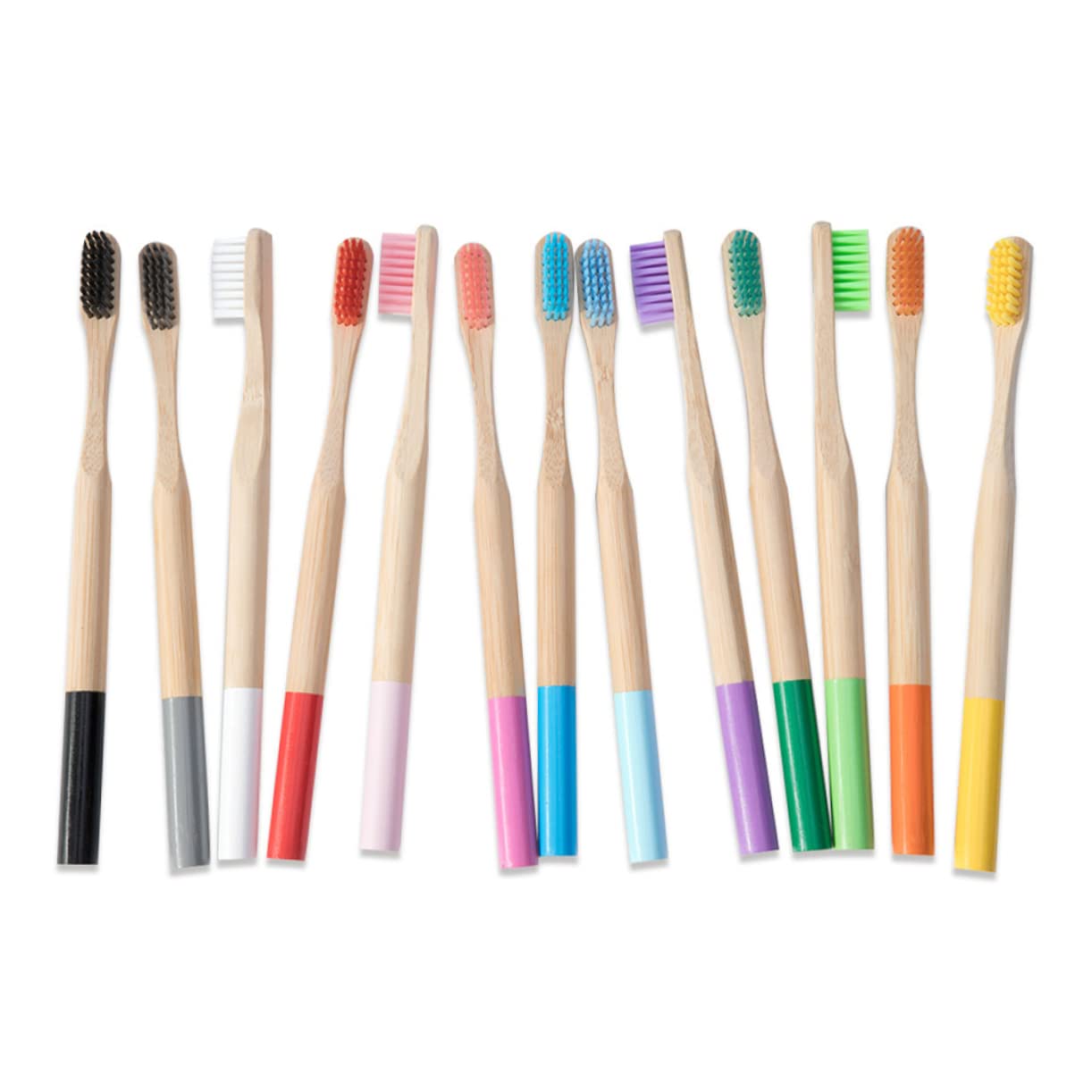 3 Set Spazzolino Chiave Adulto Eco Ultra Morbido Viaggio Sensibile Dente Adulti Scovolini Per Denti Scovolini Dentali Spazzolini Denti Bambù Arancia 4 Pezzi*3