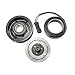 HexAutoparts A/C AC Compressor Clutch Repair Kit - Clutch Hub Pulley Coil Bearing for Jeep Liberty Dodge Nitro 3.7L 2006 2007 2008