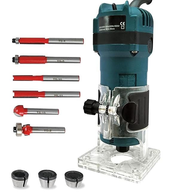 CHAHAR POWER TOOLS 550W 30000 RPM Heavy Duty Professional Wood Trimmer ...
