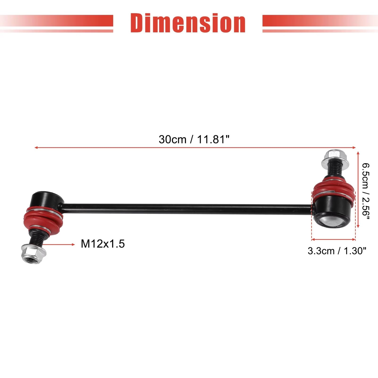 2 Piezas de bieletas de Barra estabilizadora Delantera K90344 compatibles con Toyota para Venza 2009-2015, Highlander 2001-2017 y Solara 2004-2008.