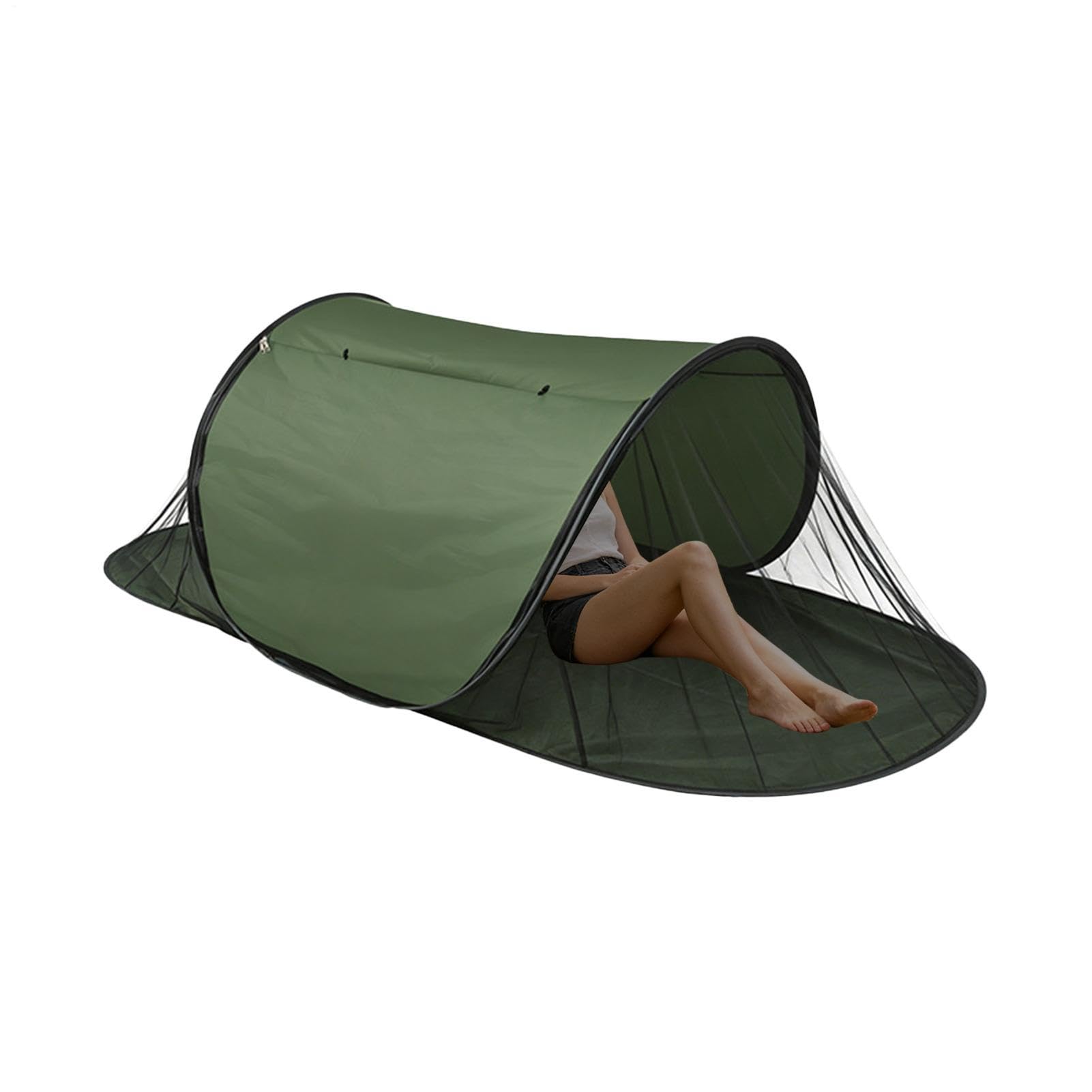 Gazebo con zanzariera pop-up, pieghevole, portatile, da campeggio, a forma di barca
