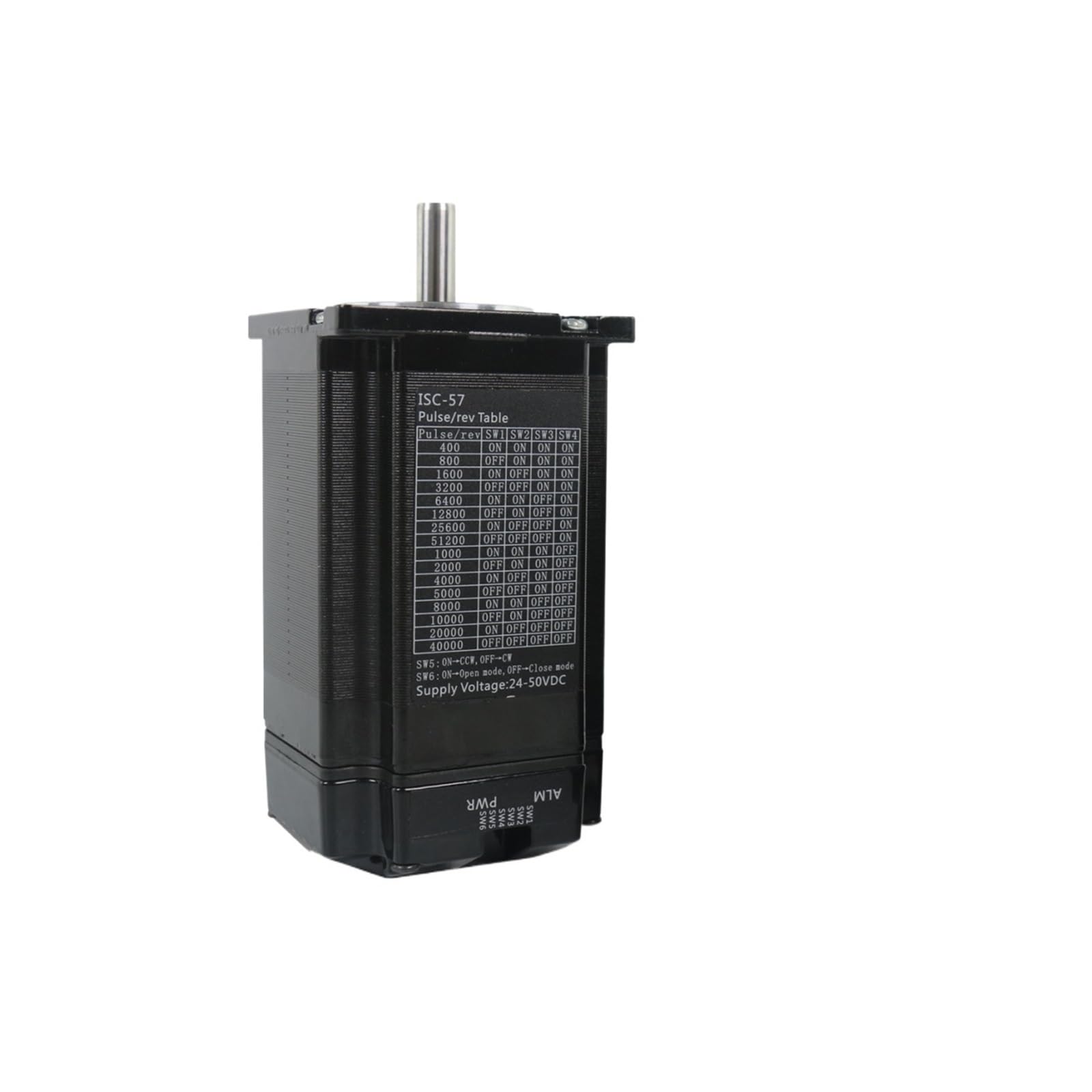 EKFBQBGW 2/3N.m Stepper electronic starter Integrated 36V 3.0A/4.0A 2Phase Nema23 Open Loop Integrated Stepper Motors Driver(Nema23 3Nm 8mm,Pulse Control)