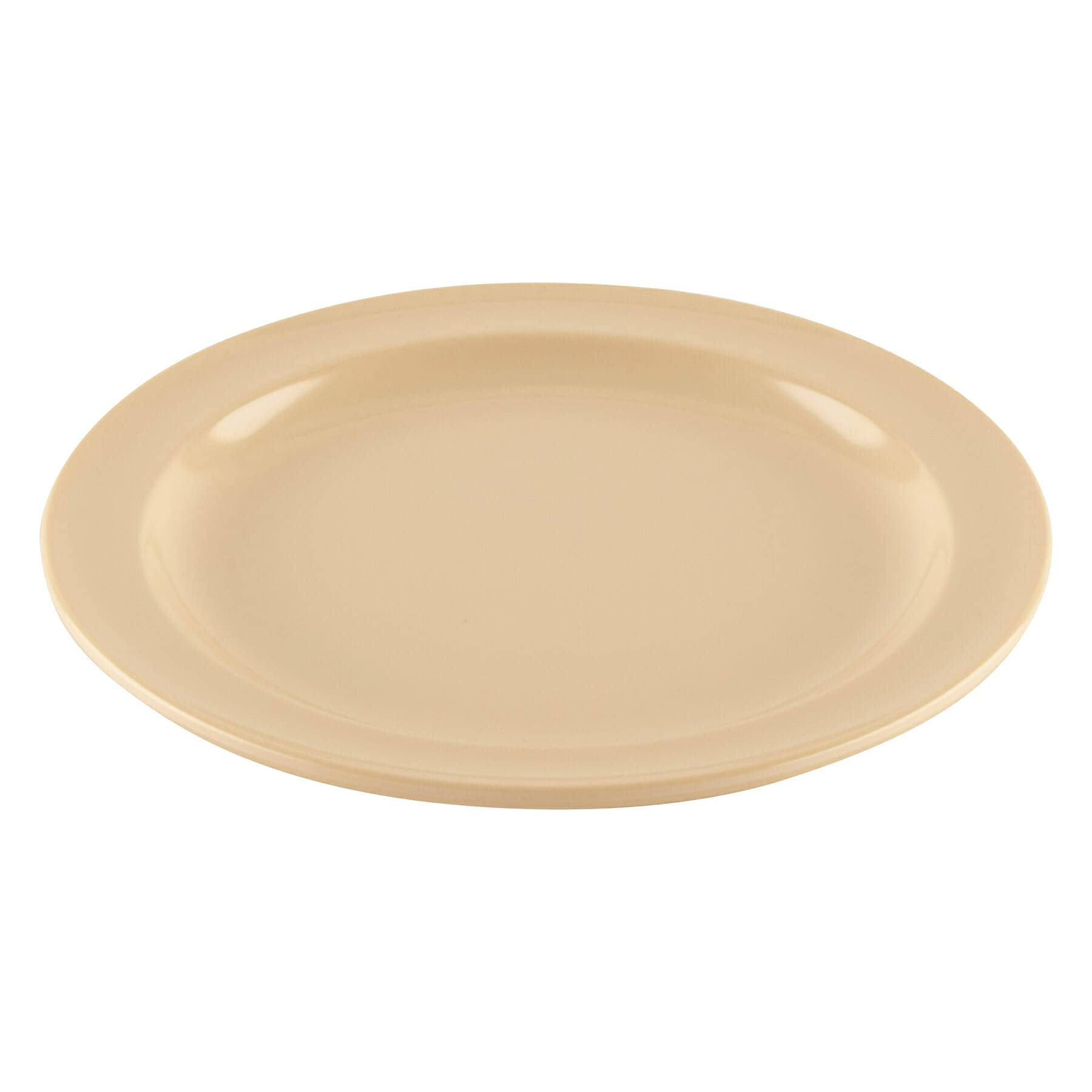 G.E.T. Enterprises DP-507-T Tan 7.25" Round Plate, Large, Pack of 12