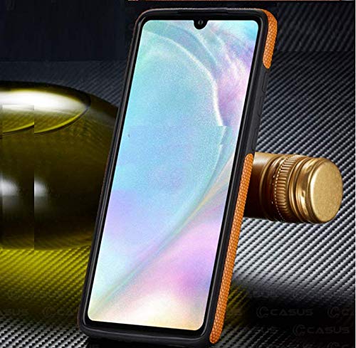 Image of MOBITUSSION Luxury Flexible PU Leather Texture TPU Back Cover Case Comaptible with Samsung M30