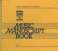 Music Writing Book, 6 stave, Coil-bound 0825811279 Book Cover