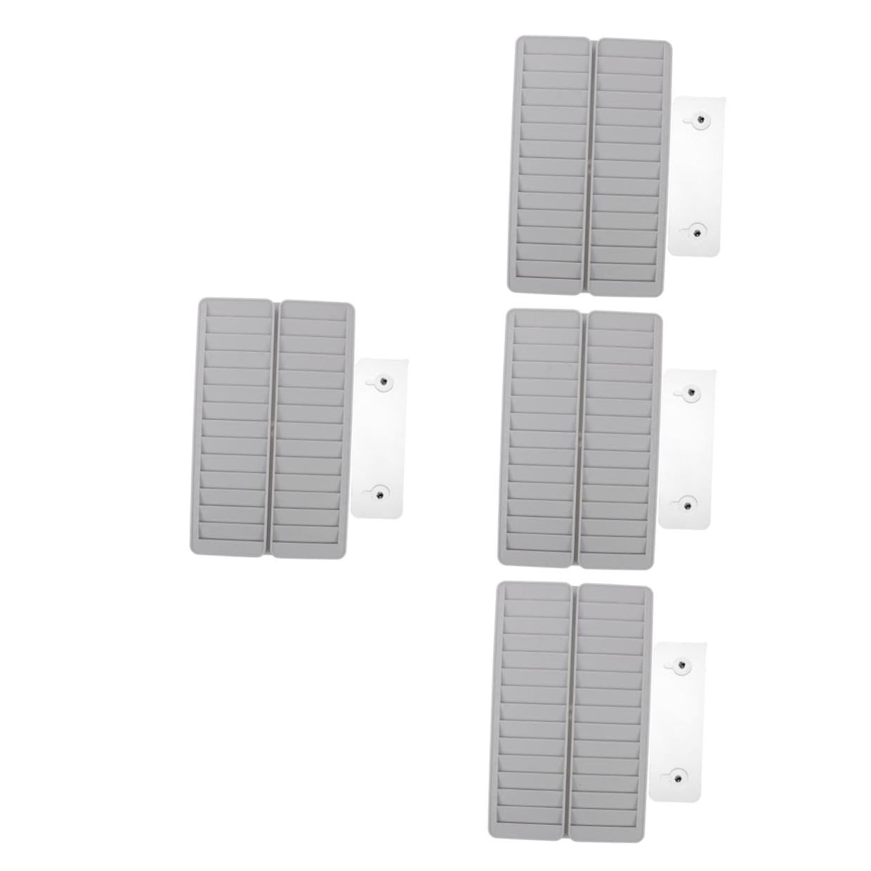 Operitacx 4 Pezzi Slot per Carte Supporto Organizzatore Wall Mount per Ufficio e Hotel Portacarte Riutilizzabile con Numerazione per Accesso Dipendenti