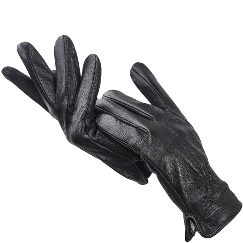 Dninmim Guanti da donna in pelle accoglienti guanti touch guanti invernali morbidi guanti caldi