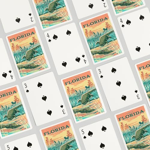 Naipes Poker Venice Florida Estilo Vintage 52 Cartas miniatura 4