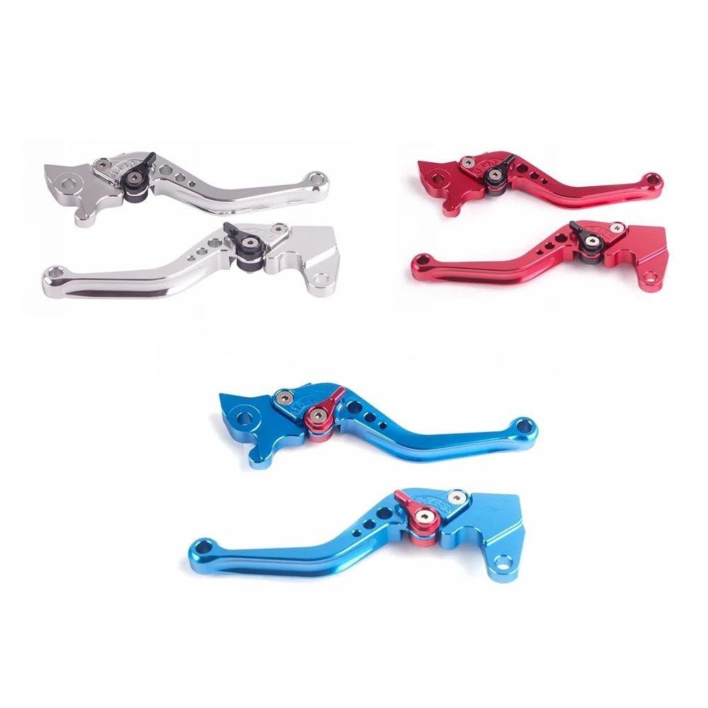 Kit Levier Embrayage Levier Frein Moto Pour Jog 100 Pour Jog-100 Pour Jog100 Moto Gauche Droite Avant Embrayage Poignée De Frein Levier Guidon Leviers Main(Silver)