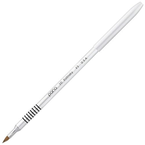 Pincel Pana USA 3D de pelo kolinsky para arte en uñas de acrílico para esculpir uñas mango antideslizante