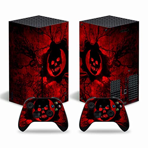 Top factory Sticker Peau Housse Protection Vinyle Console pour X-Box Series X Skins Wrap Sticker avec Deux Autocollants Contrôleur sans Fil Gratuits 37202 Autocollant