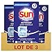 Sun Nettoyant Lave-Vaisselle Expert Boost, Nettoyant machine contre le Calcaire et les Dépôts de Graisse, 9 Doses (Lot de 3x3 Doses)