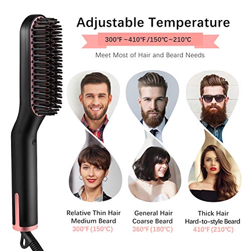 Cepillo alisador eléctrico rápido 3 en 1 para cabello miniatura 3