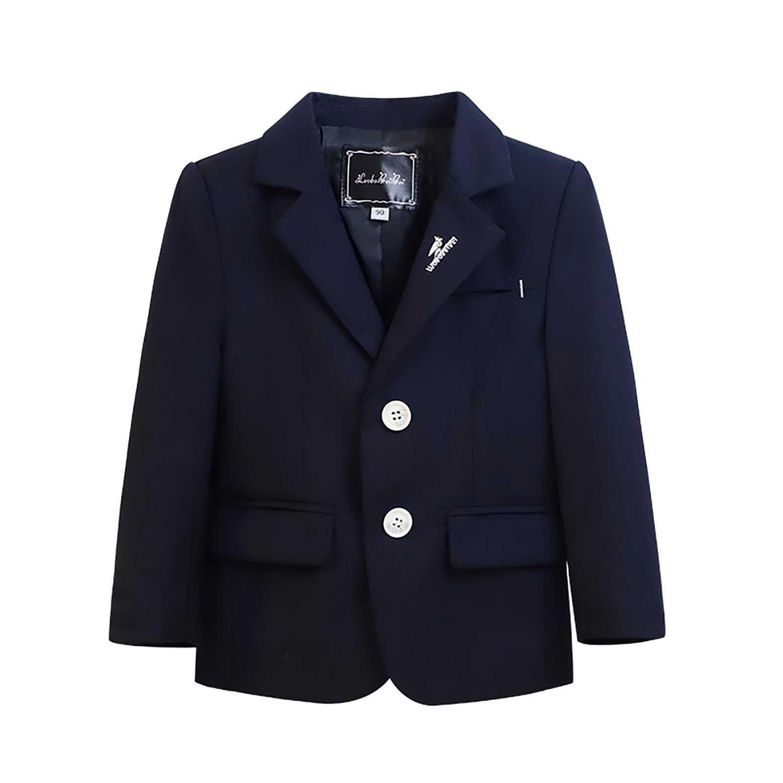 Generisch Tuta formale Tuta da lavoro Giubbotto 2025 Blazer Ragazzi 2024 Bambini Casual, p, 2-3 Anni
