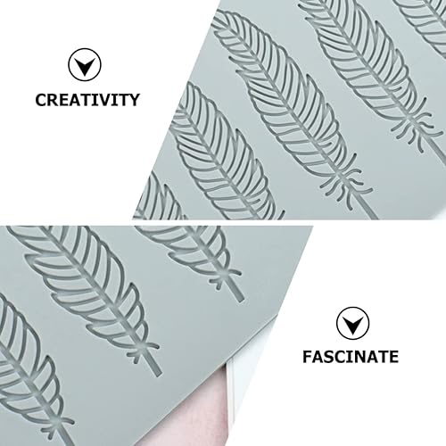 Miniatura 9 de UPKOCH Moldes de silicona para gomitas, moldes de caramelo de hoja, moldes de silicona de hojas de caramelo de chocolate, decoración de pasteles de