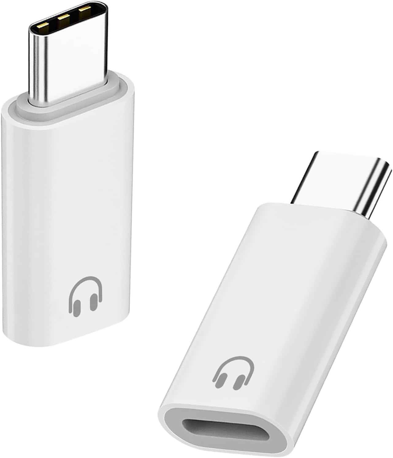 usb c to lightning headphone audio adap//ter, 1 pack | type c male to lightning female earbuds converter, not for charging/data transfer
