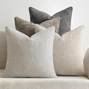 MIULEE Pack of 4 Couch Throw Pillow Covers 18...