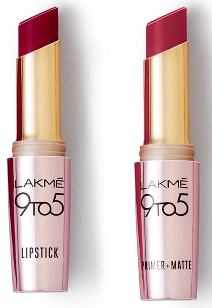 LAKMÉLip Color Deep Wine (Matte) & LAKMÉ Lip Color Berry Base (Matte)-image-37