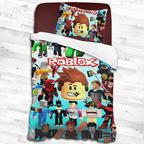 Bedding 2-Piece Bed Sheets Set, 3D Print Cartoon Quilt Cover Large 2-Piece Bedding Set Soft and Breathable Comforter Cover