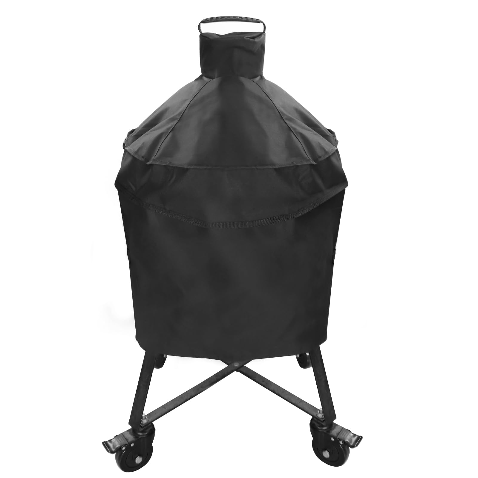 Grillabdeckung passend für Mini-Max & Mini Big Green Color Egg, grünes Ei, schwarz, wasserdicht, komplette Grillabdeckung, Smoker-Zubehör, hochwertiger Stoff, Outdoor-Grillabdeckung für große grüne