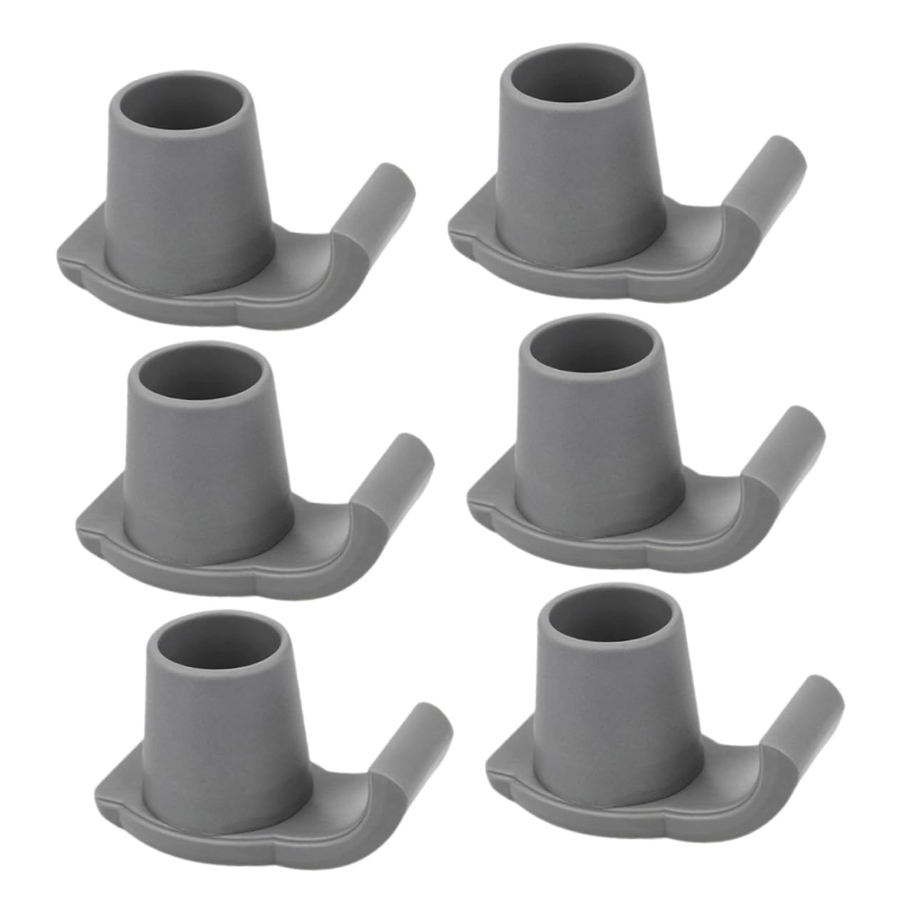 HAWILLOSCH Heavy Duty Walker Ski Glides 6pcs Anti-Slip Glide Pads for Universal Walker Accessories