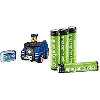 Paw Patrol - Radiocomando di Chase, dai 3 Anni & Amazon Basics