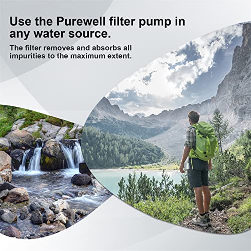 Purewell Pompa Purificatore d'acqua per Esterni