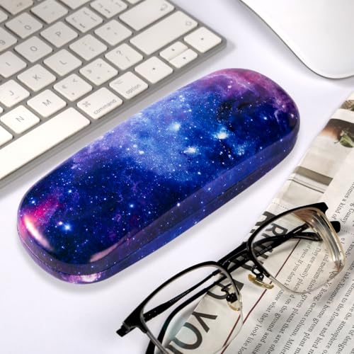 Image of PERFECTSIGHT Hard Shell Eyeglasses Case, PU Leather Protective Glasses Case, Cute Eyeglass Case for Women Men Girls