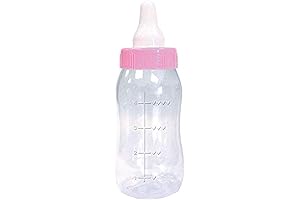 Amscan Pink Baby Plastic Bottle Bank: The Perfect Baby Shower Keepsake