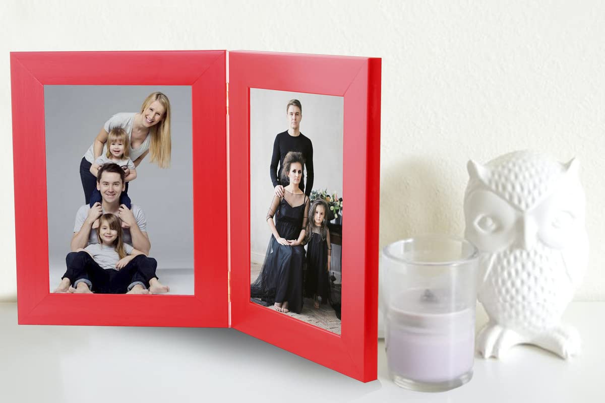 EArt Photo frame 8x10 Inch Red Color Joint Photo Frame For Tabletop (2