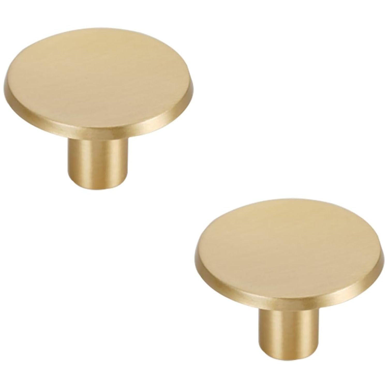 Boutons d'armoire ronds en laiton pour sublimer votre mobilier de cuisine et buffet de salon