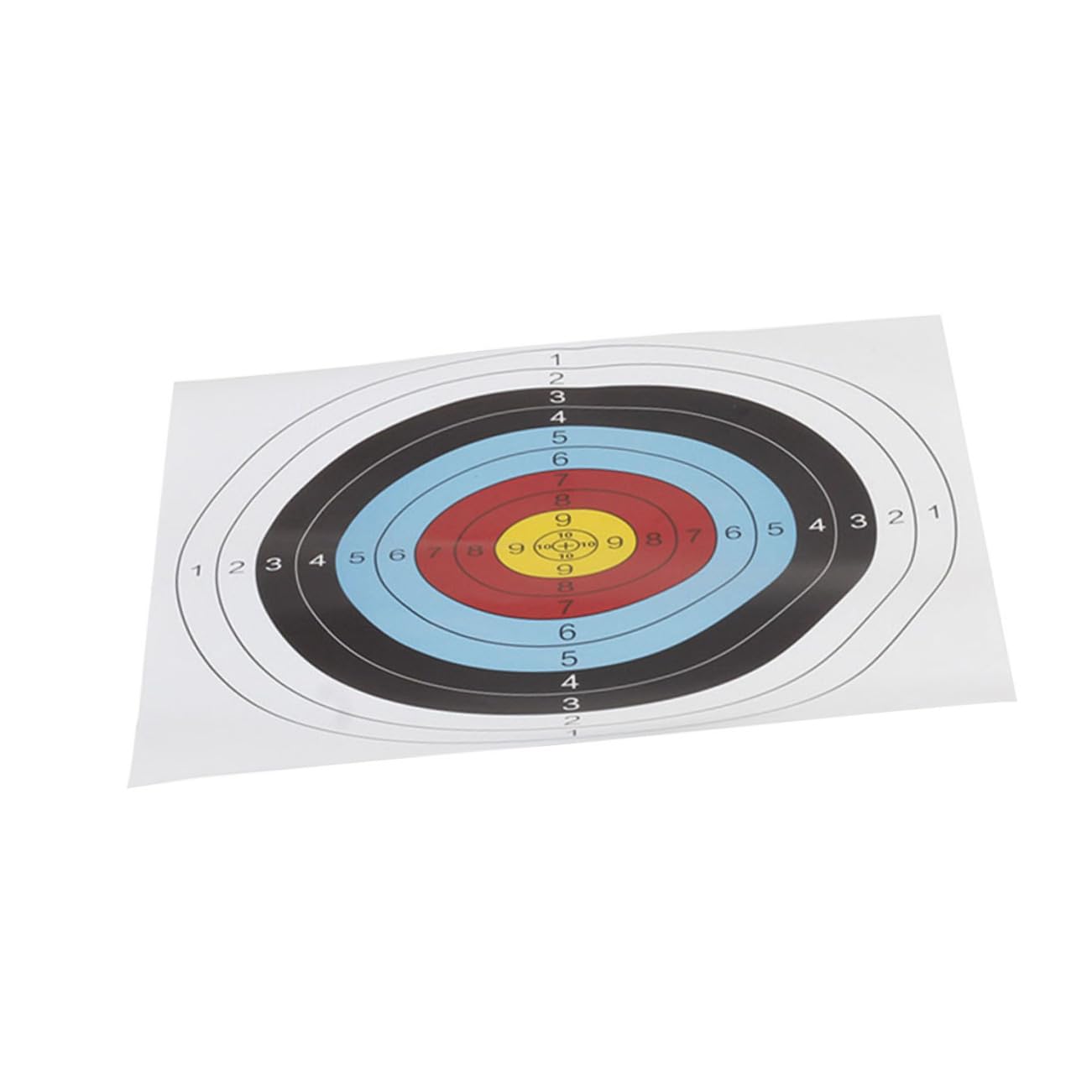 BIUDECO Target Paper 20pcs Archery Targets Full-Printed for Training Semi-Ring Accessories Outdoor Indoor Practice