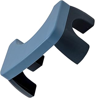 VALICLUD Taburete para Baño Plástico Grueso Antideslizante Reposapiés Ergonómico para Inodoro Asiento Compacto para Adultos y Color Azul Resistente