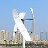 Vertical Axis Wind Turbine with Inverter and Controller for Home Energy Generation