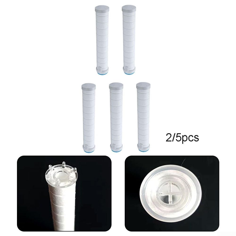 2/5PCS Shower Filter For Handheld Shower Head, Replacement Shower Filter Cartridge For Detachable Propeller Hydro Shower Jet Sets(2PCS)