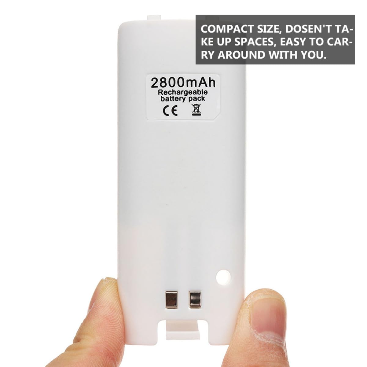 Caricatore Batterie a 4 Slot USB Bianco, Set 1 Pezzo