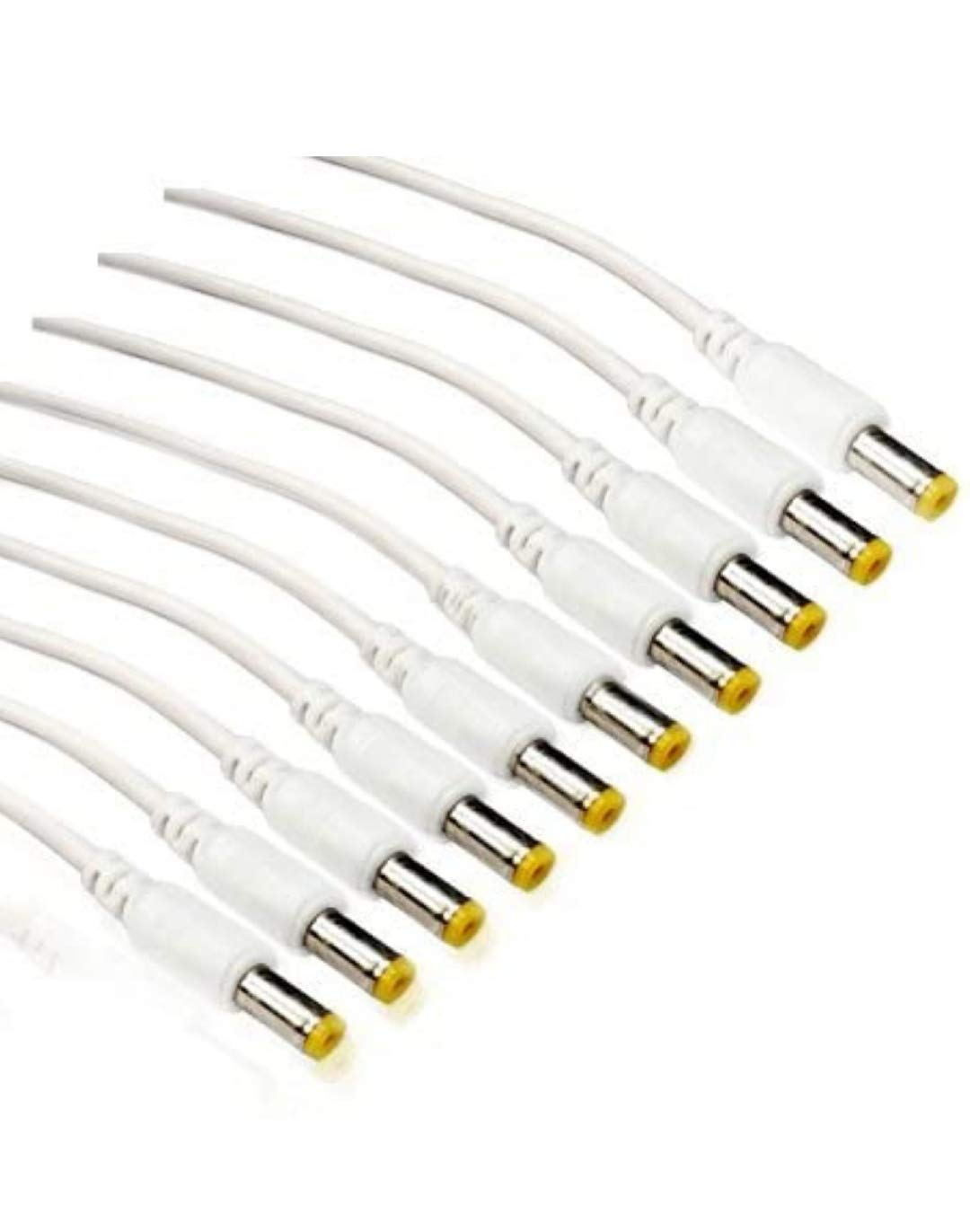 Mecclien Pack of 10 and 10 inch 30 cm 2.1 x 5.5 mm Male DC Power Pigtail Connectors for CCTV Surveillance Camera (B07XXW48GC) Amazon Price History, Amazon Price Tracker