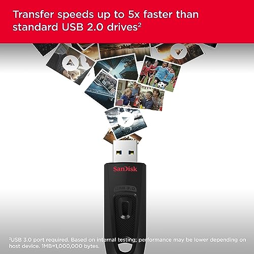 SanDisk 16GB Ultra USB 3.0 Flash Drive - SDCZ48-016G-GAM46, Black - image 2