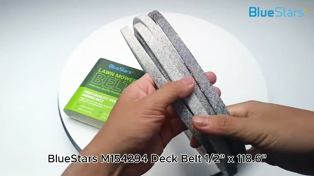 Image of BlueStars M154294 Deck Belt | Aramid Cord | 1 /2 inch x 118.6 inch