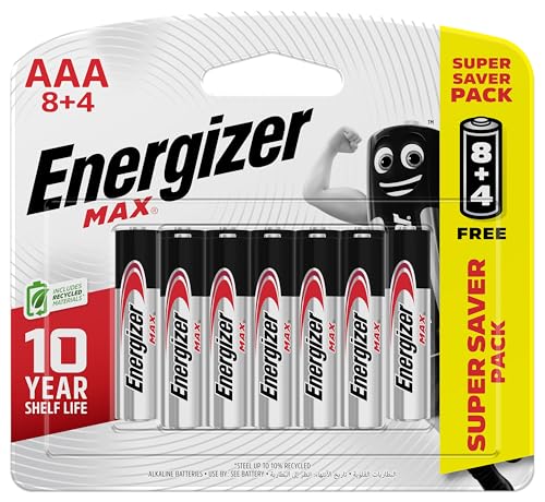 Energizer E92BP12 Max AAA 12s (Pack of 12)