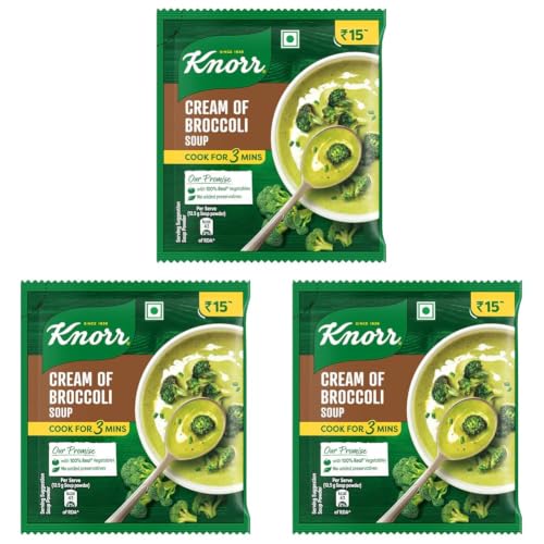 Image of Knorr Cream of Brocolli Soup 12.5 g | Cup a soup (Pack of 3)