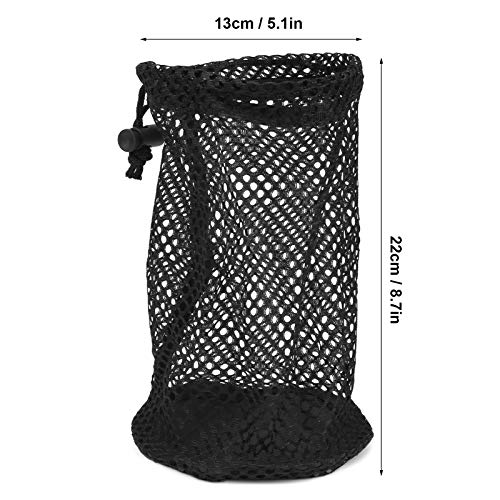 Saco de bola de golfe em malha, suporte para bola de golfe, armazenamento 3D Firme portátil resisten